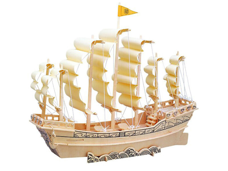 Woodcraft Dřevěné 3D puzzle loď plachetnice P131